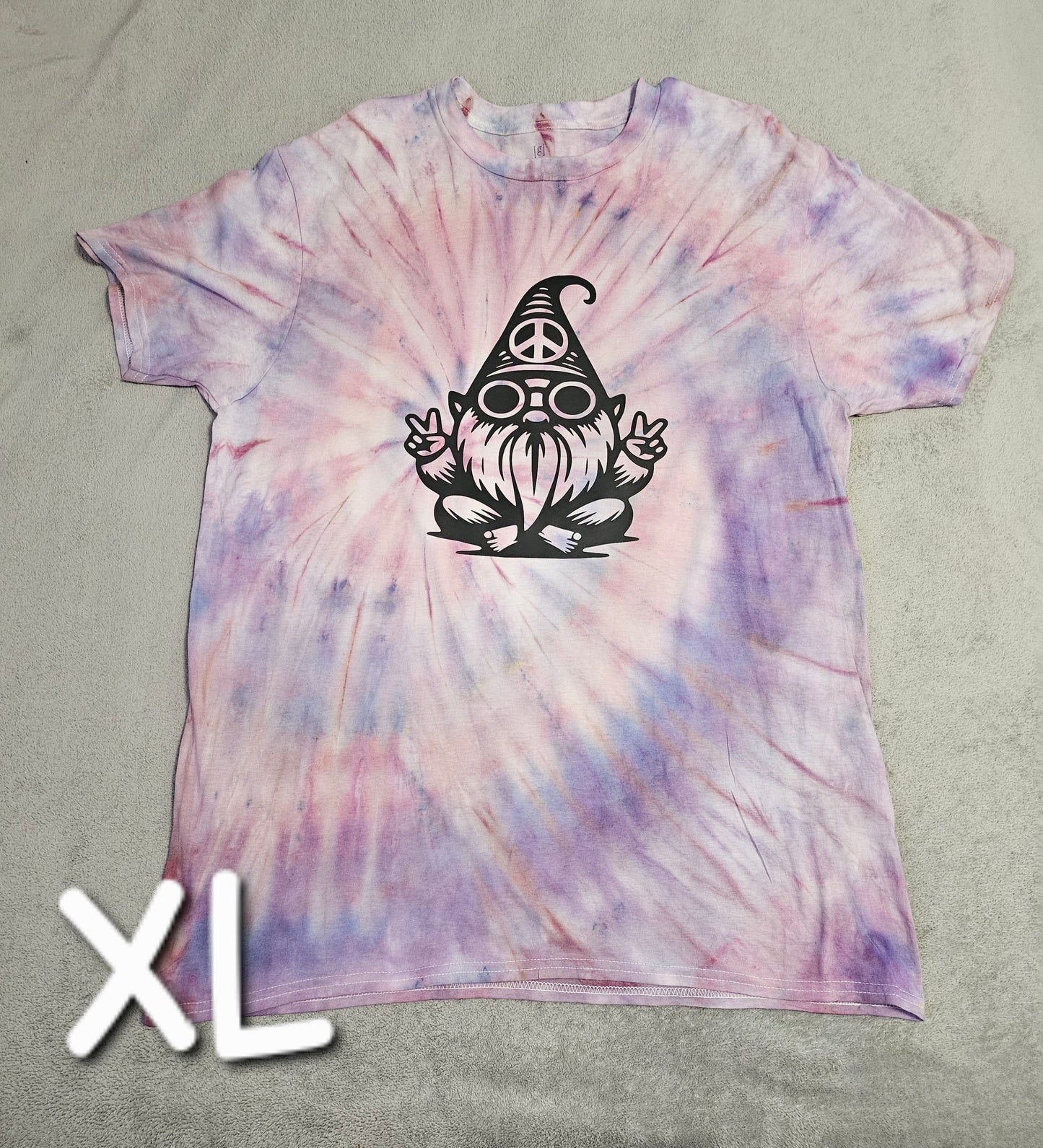 XL tie dye shirts with vinyl