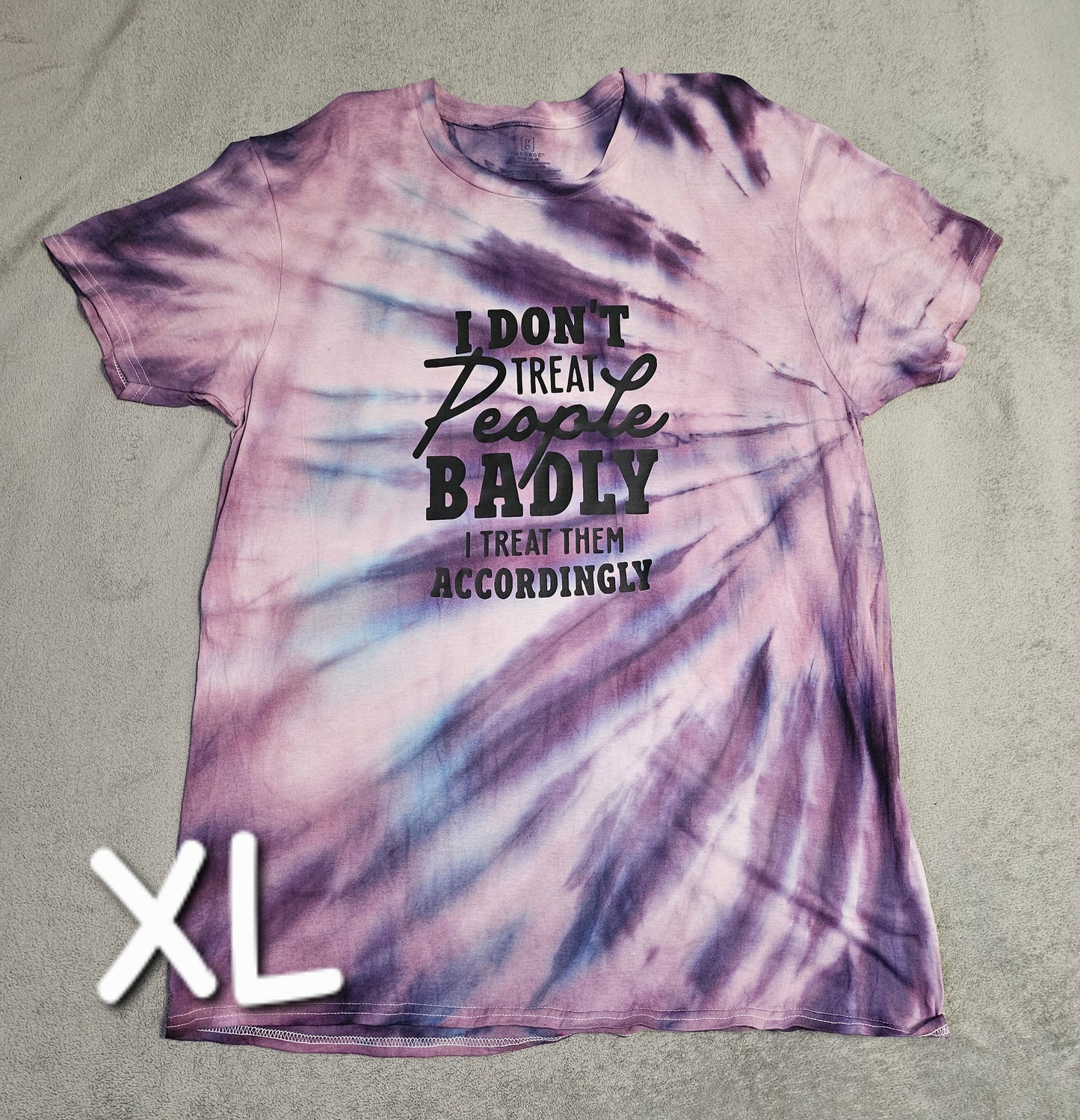 XL tie dye shirts with vinyl