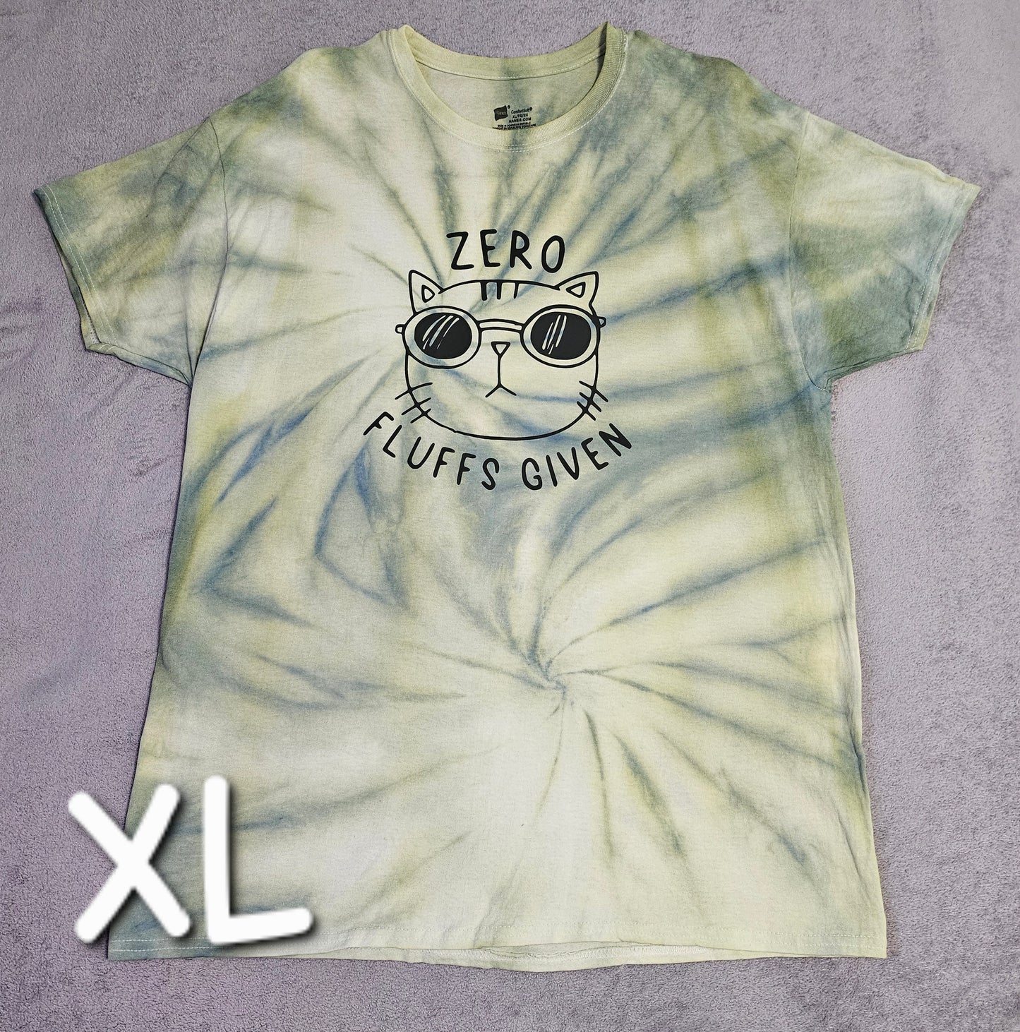 XL tie dye shirts with vinyl