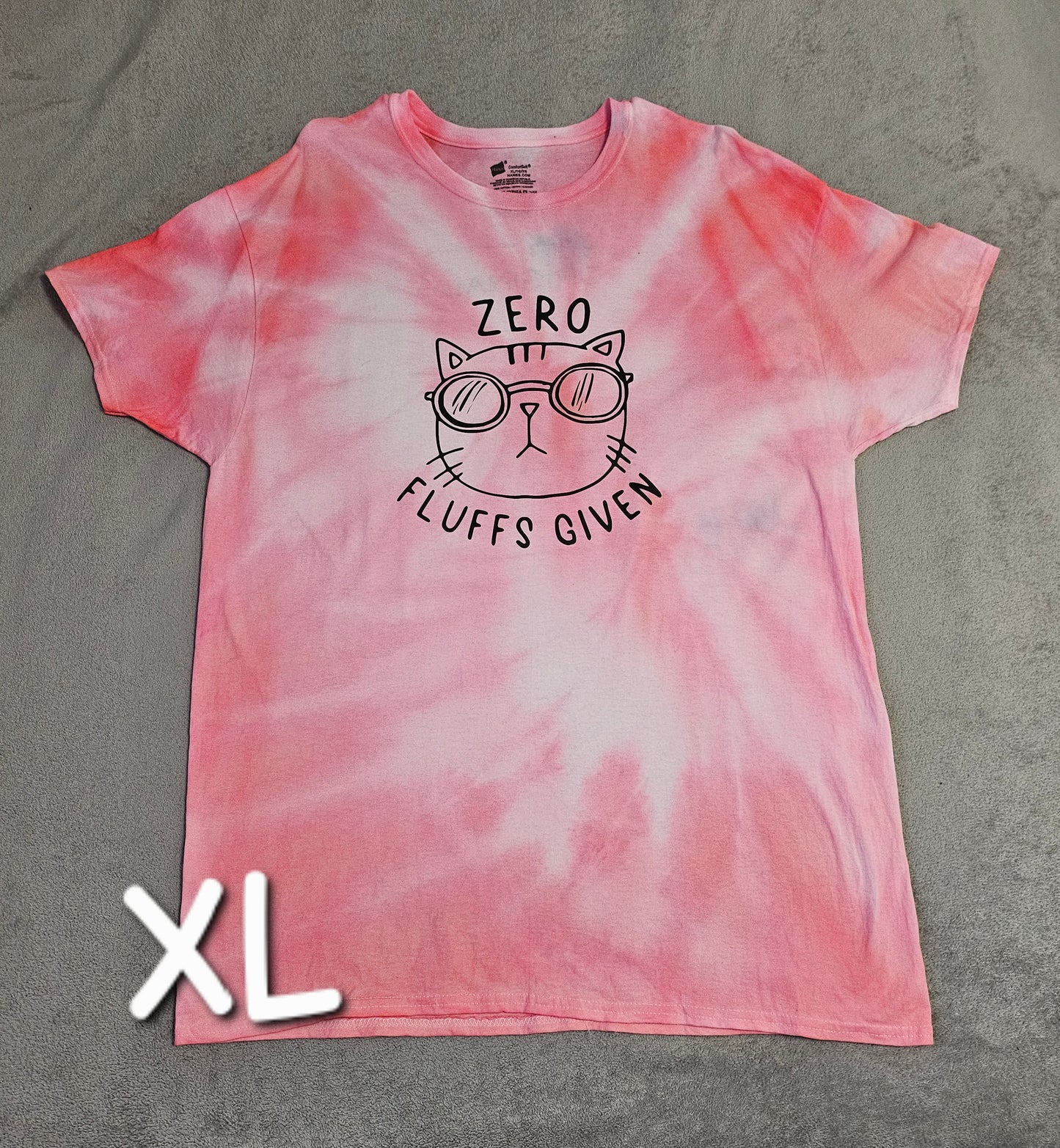 XL tie dye shirts with vinyl