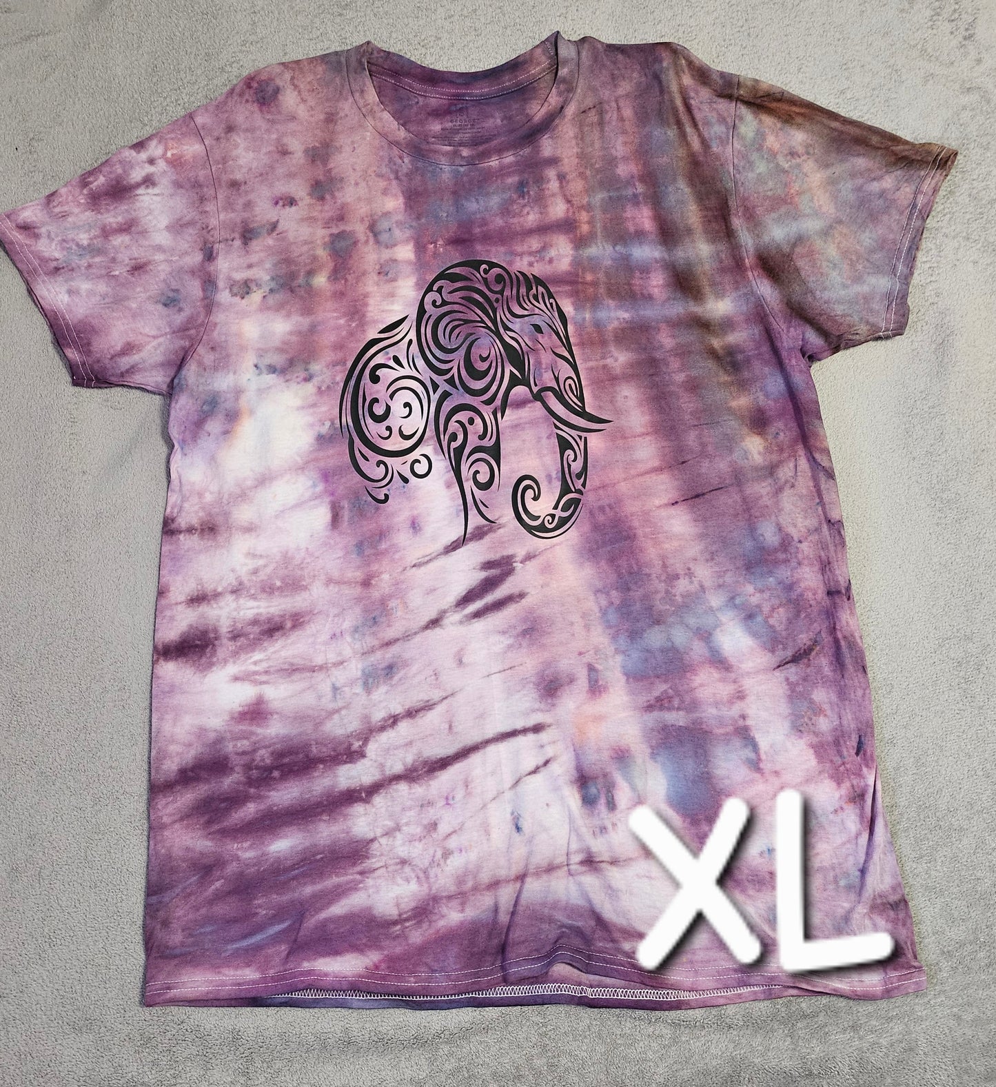 XL tie dye shirts with vinyl