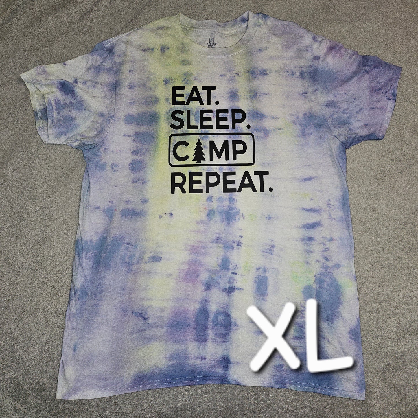 XL tie dye shirts with vinyl