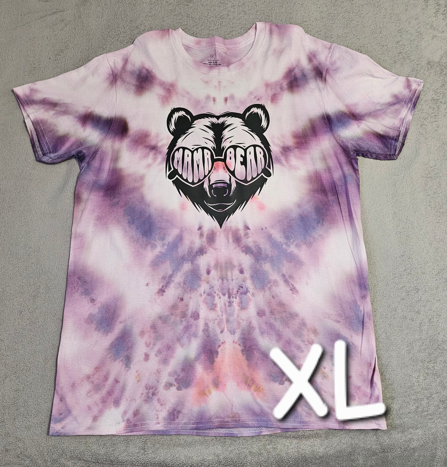 XL tie dye shirts with vinyl