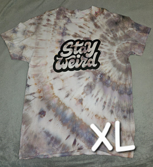 XL tie dye shirts with vinyl