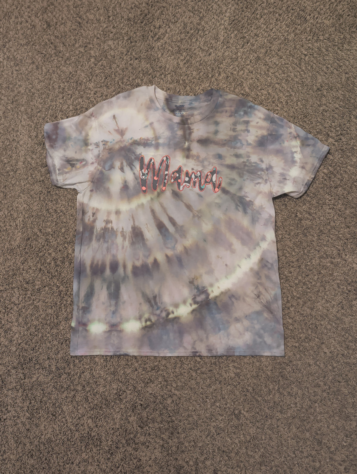 XL tie dye shirts with vinyl